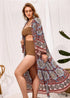 Women's Chic Plus Size Havenah Boho Kimono Dress